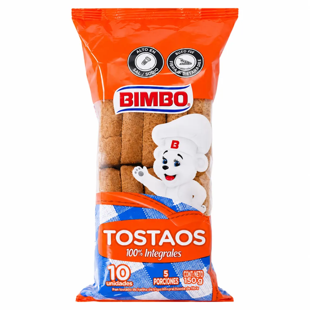 TOSTADAS INTEGRAL BIMBO X 150 G