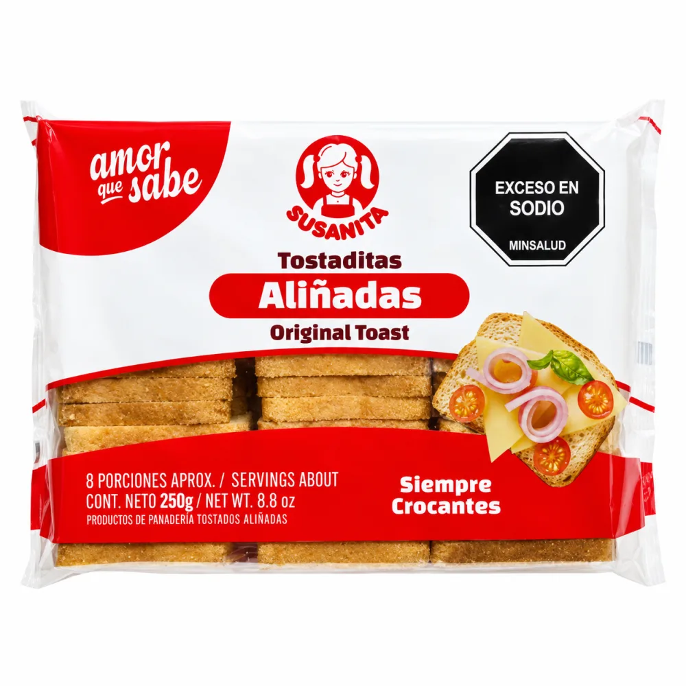 TOSTADITAS ALIÑADAS SUSANITA X 250G