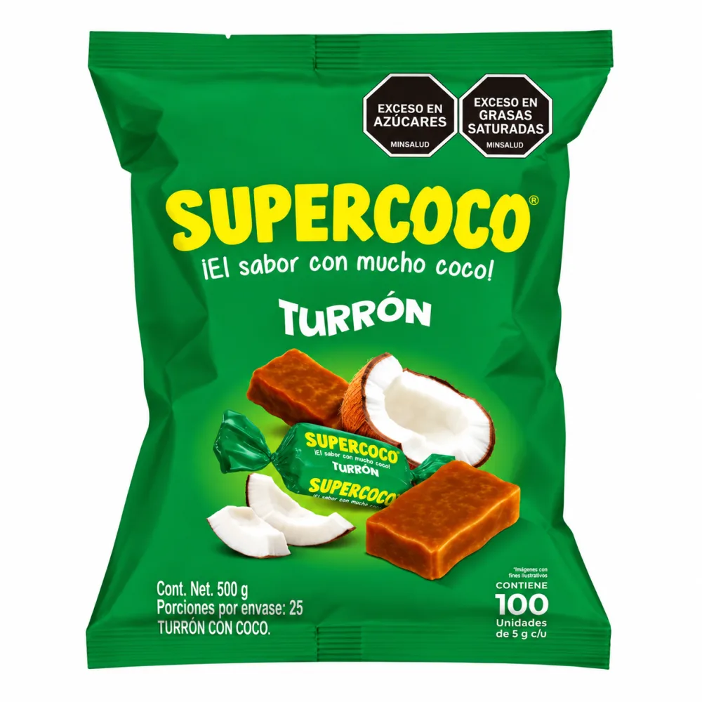 TURRON SUPER COCO X 100 UND