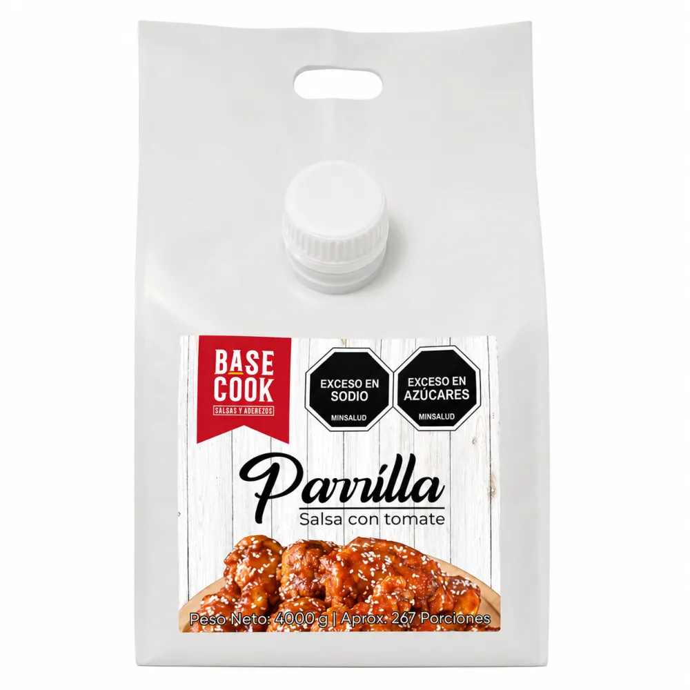 BBQ PARRILLA BASE COOK X 4000G