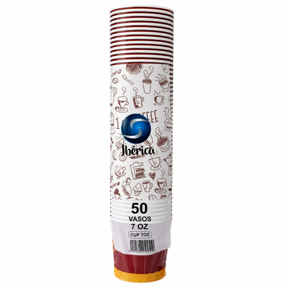 VASO CARTON 7 OZ IBERICO