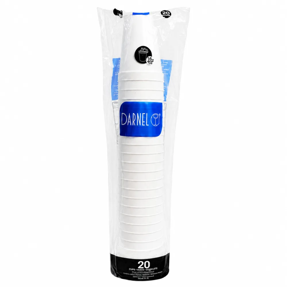 VASO ICOPOR 16 OZ CON TAPA X 20