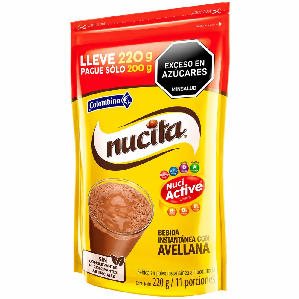 BEBIDA NUCITA INST *220G