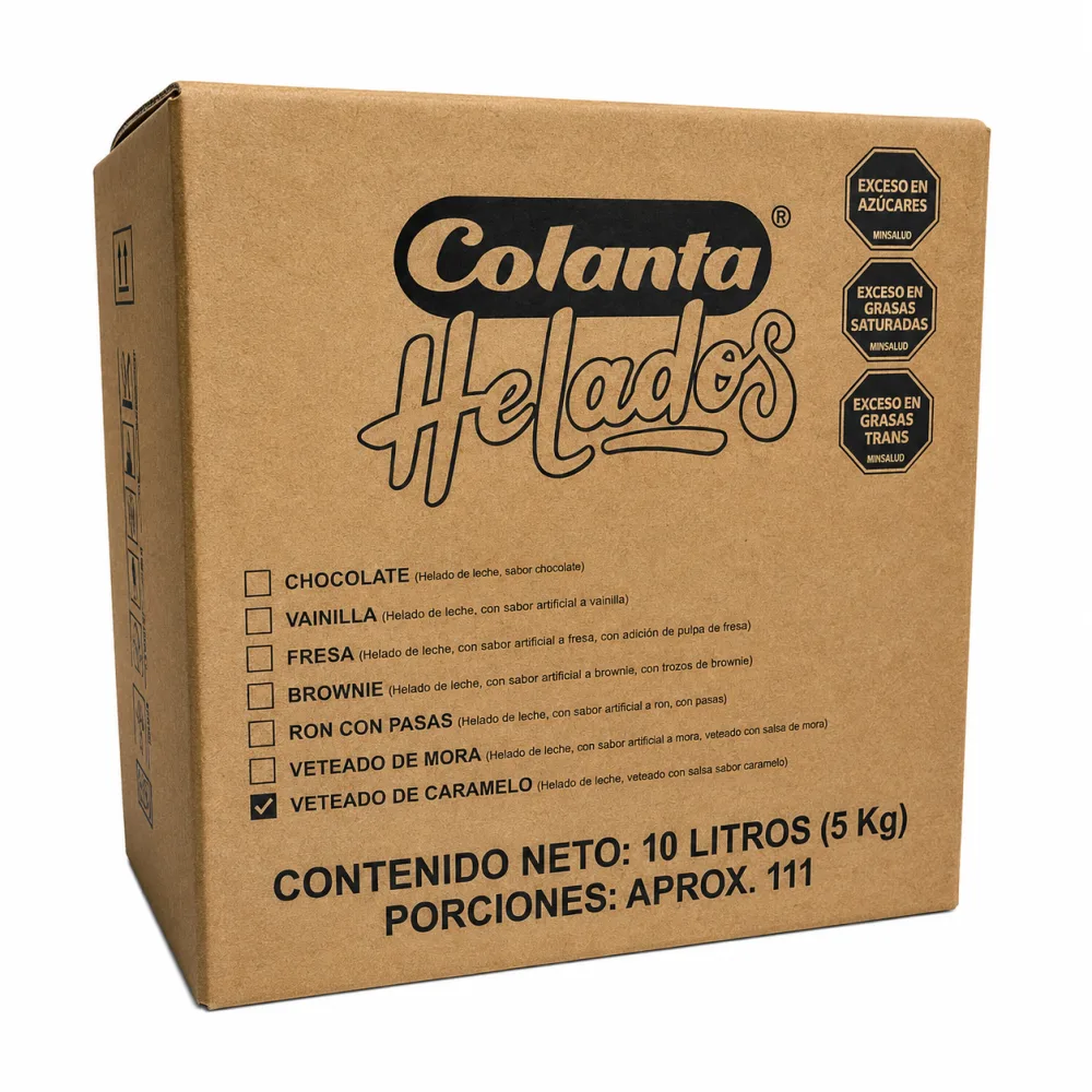 VETEADO CARAMELO 10LT HELADO COLANTA