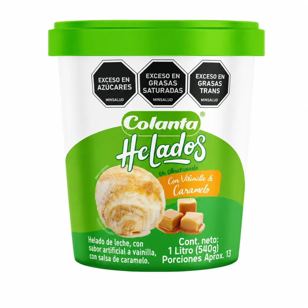 VETEADO CARAMELO 1LT HELADO COLANTA