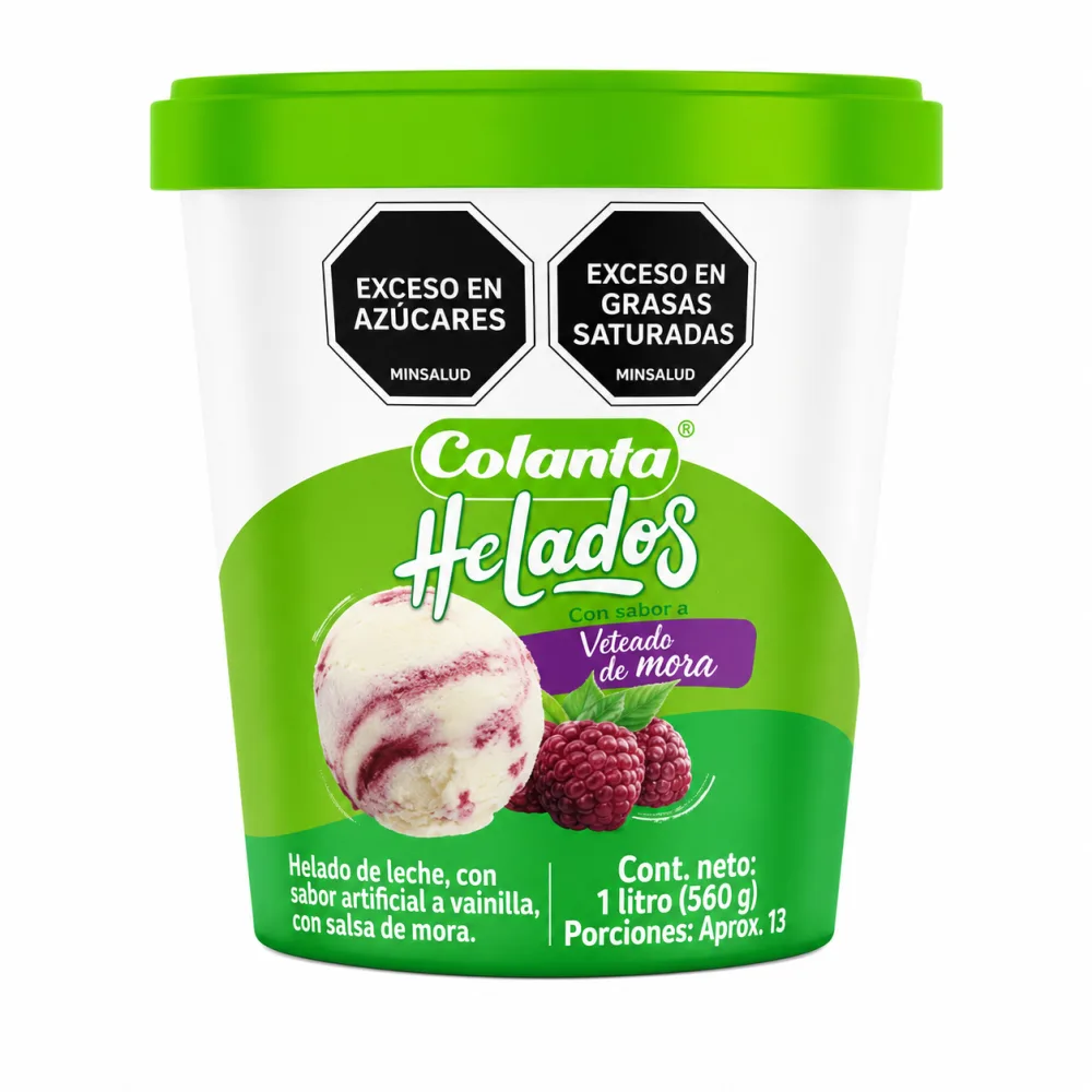 VETEADO MORA 1LT HELADO COLANTA