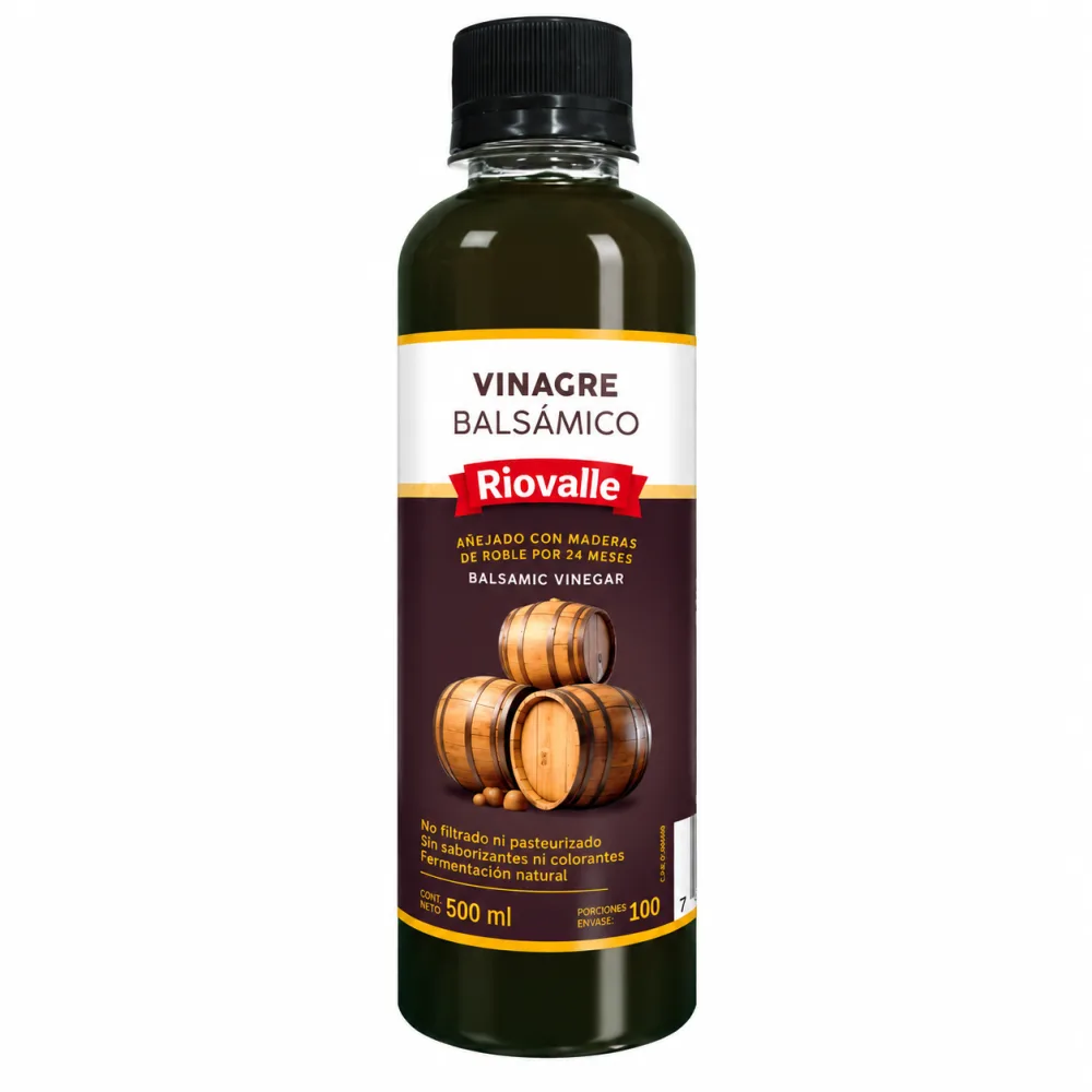 VINAGRE BALSAMICO RIOVALLE X 500 G