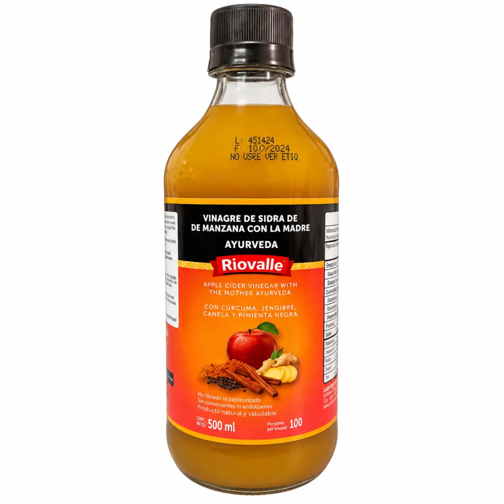 VINAGRE MANZANA AYURVEDA X 500 ML