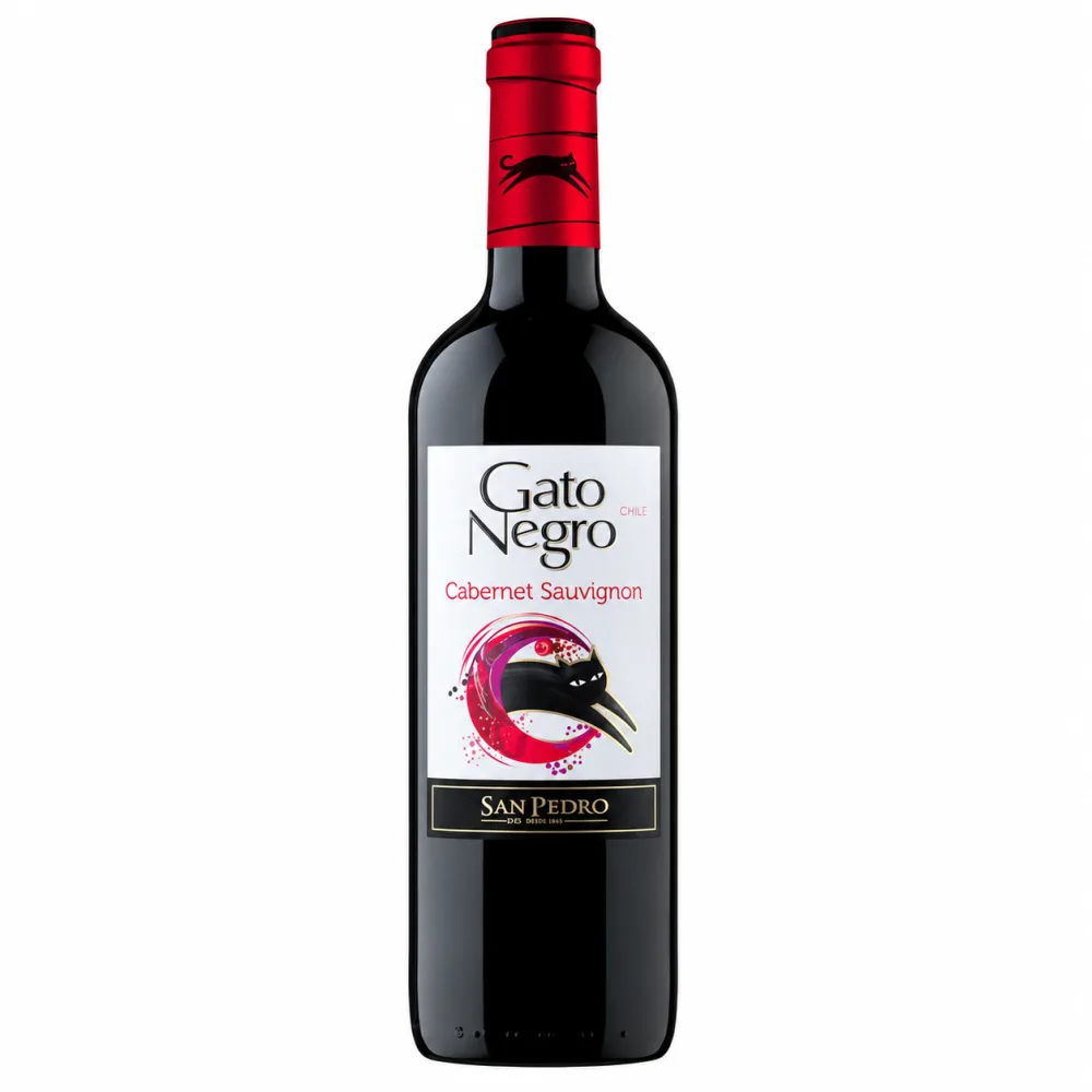 VINO GATO NEGRO CAB+SAUVIGNION * 750 ML