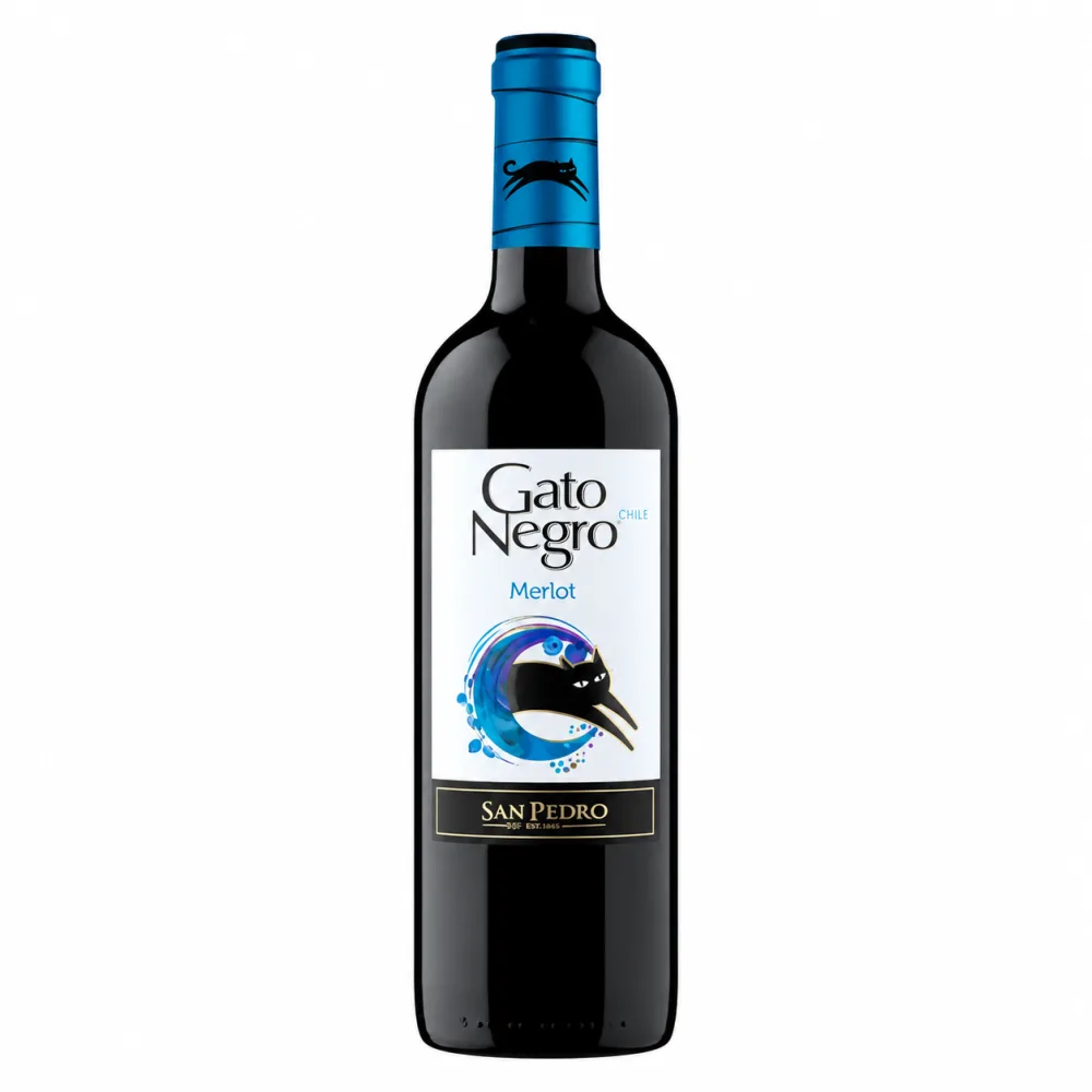VINO GATO NEGRO MERLOT * 750ML