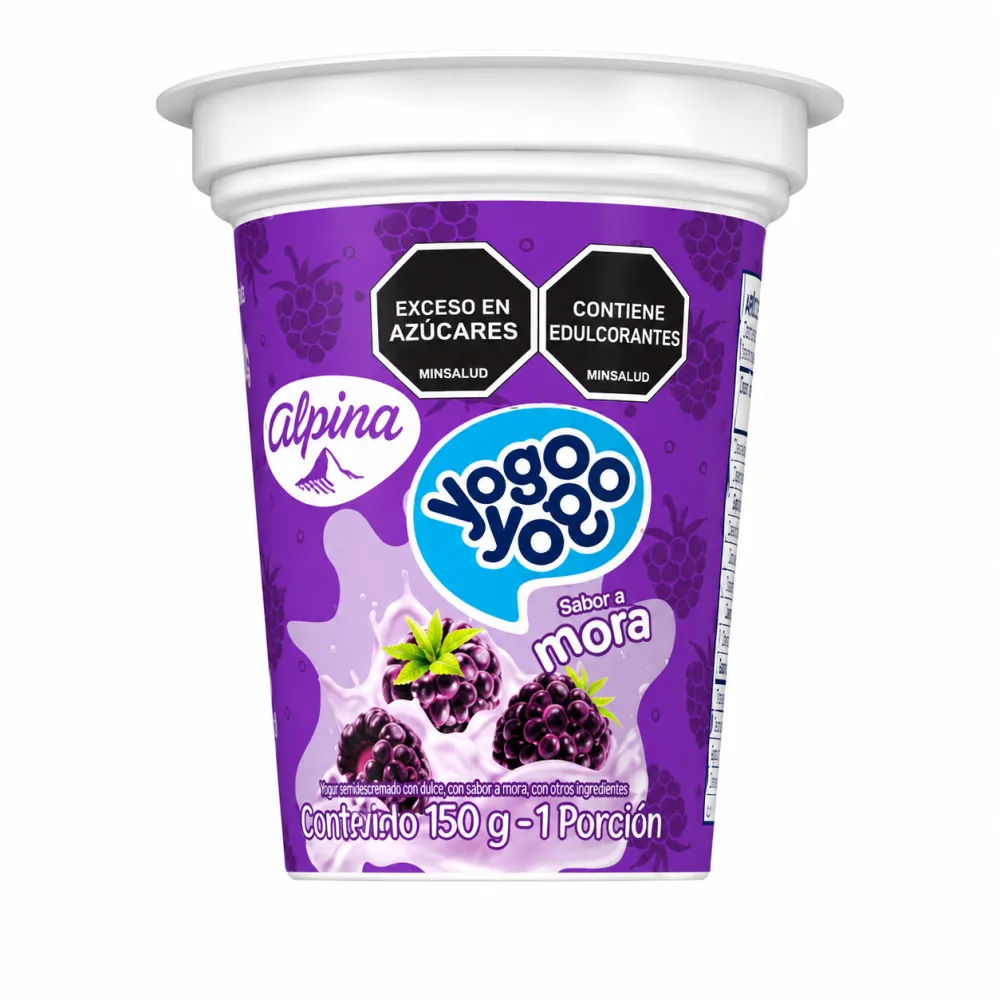 YOGO YOGO VASO MORA X 150G YOGUR
