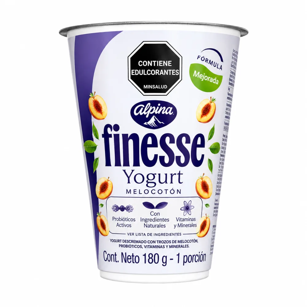 YOGUR FINESSE MELOCOTON ALPINA X 150G