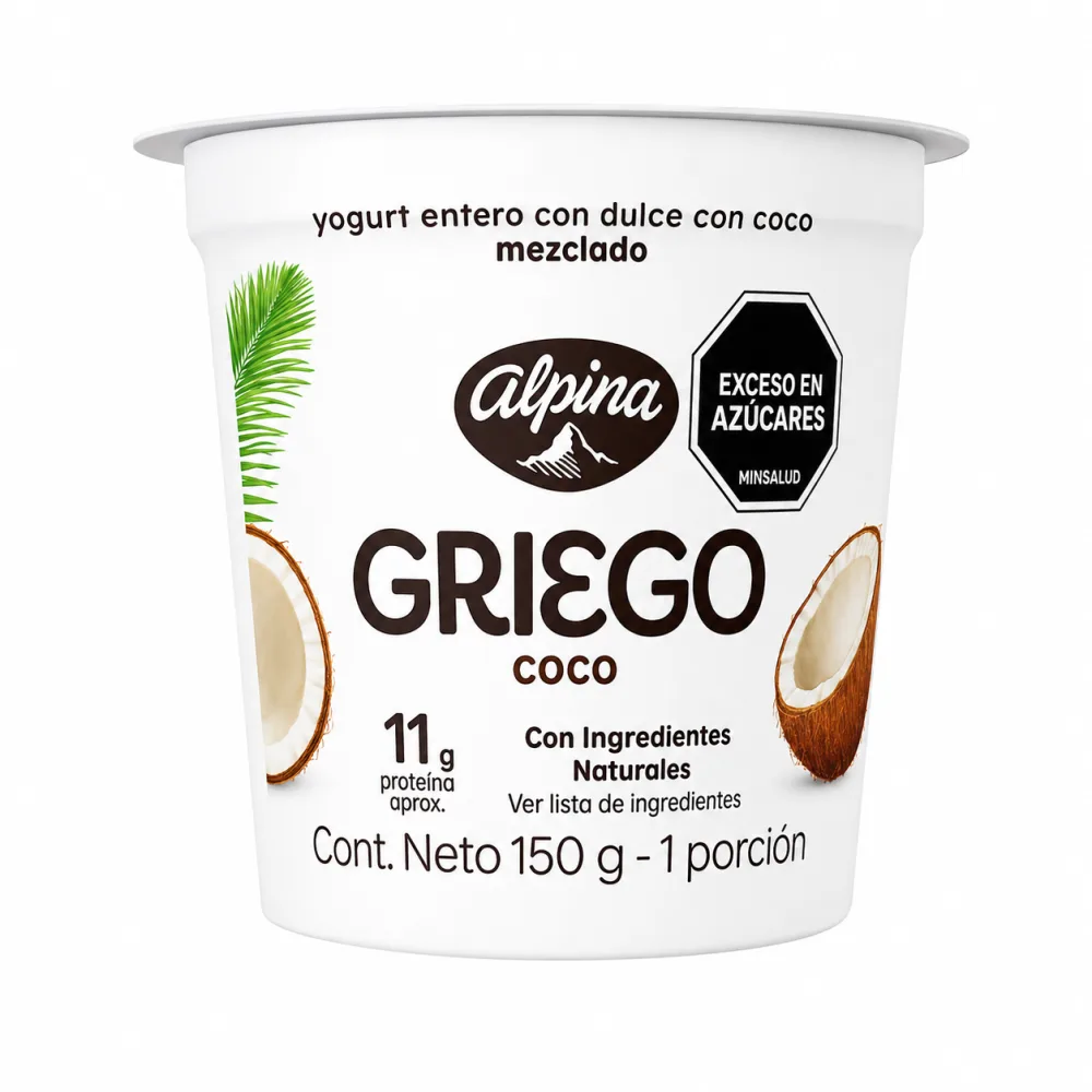 YOGUR GRIEGO COCO ALPINA X 150G