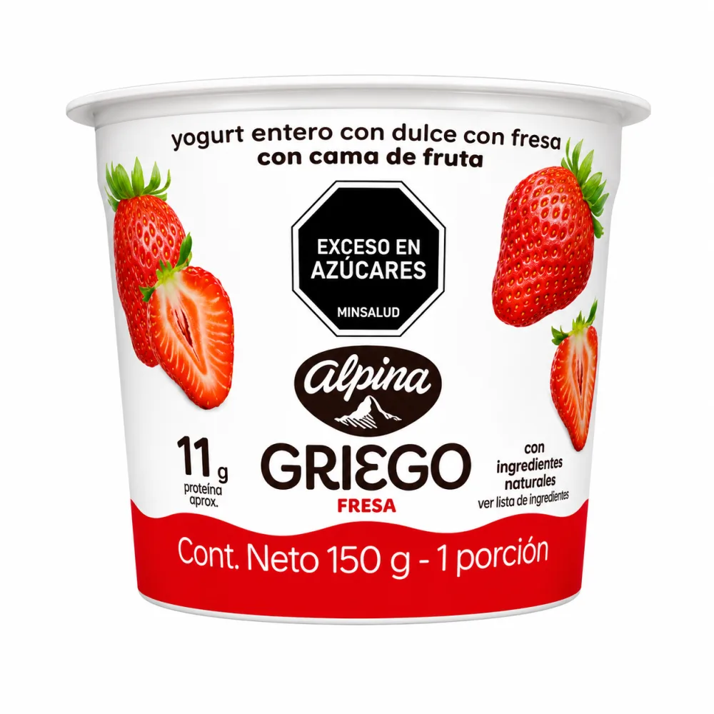 YOGUR GRIEGO FRESA ALPINA X 150G