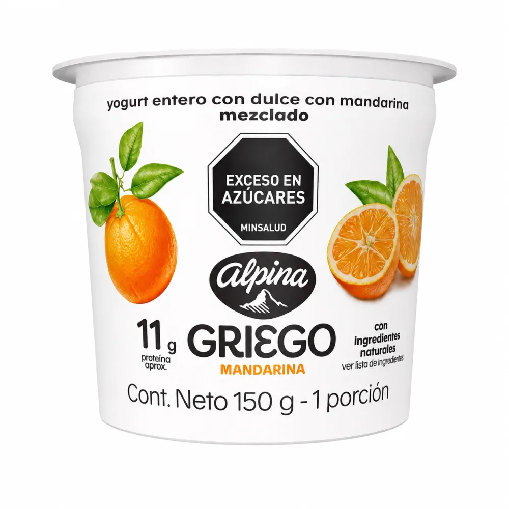YOGUR GRIEGO MANDARINA ALPINA X 150G