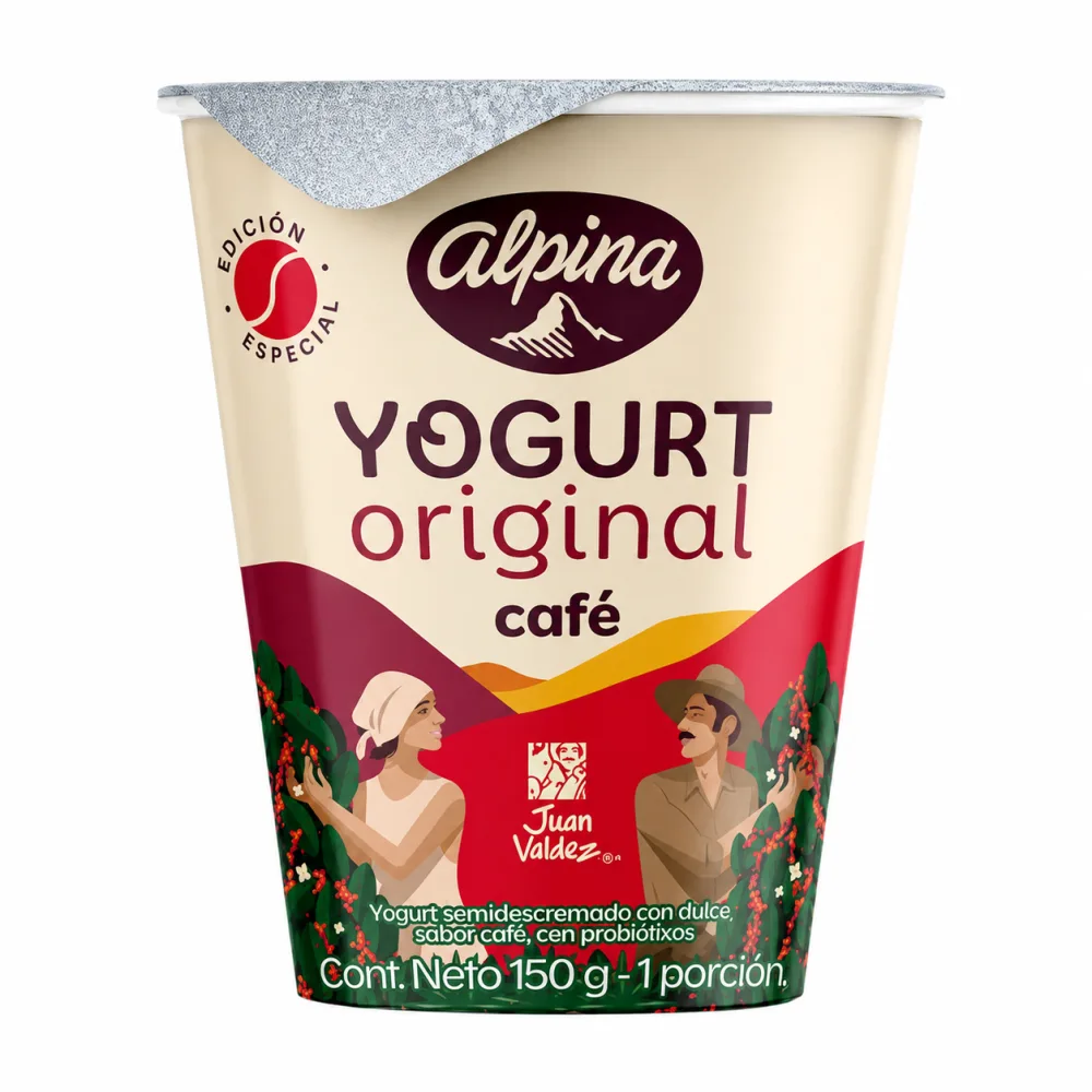 YOGUR ORIGINAL CAFE JUAN VALDEZ ALPINA