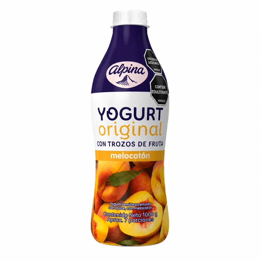 YOGURT ORIGINAL MELOCOTON ALPINA X 1000G