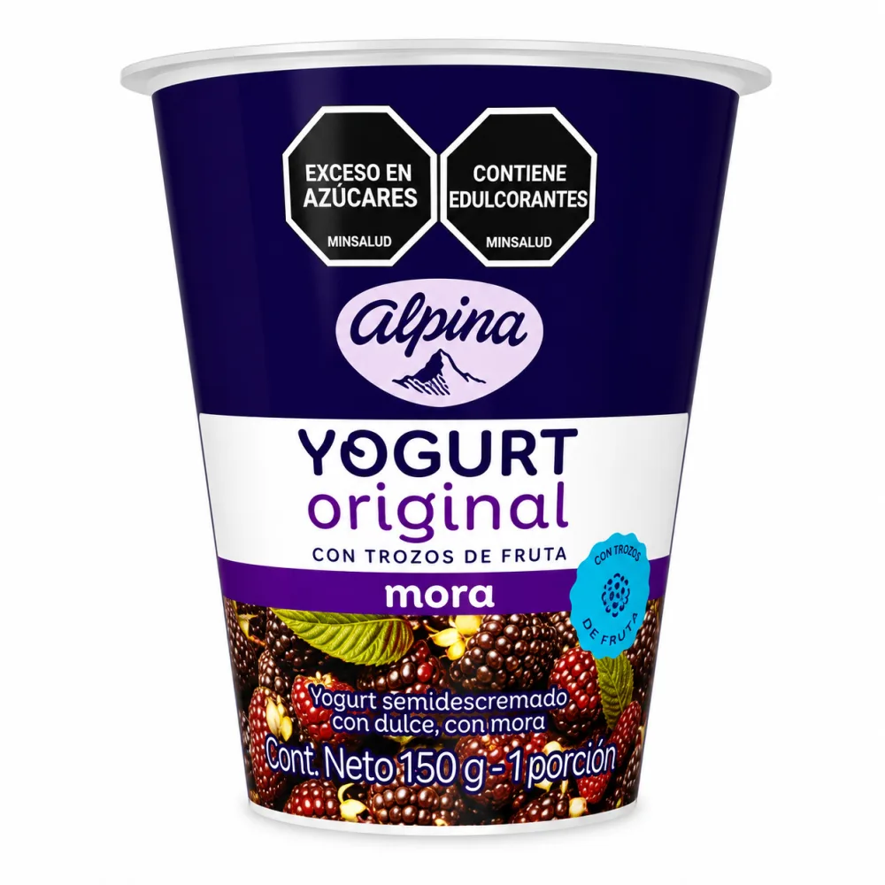 YOGUR ORIGINAL MORA ALPINA X 150G