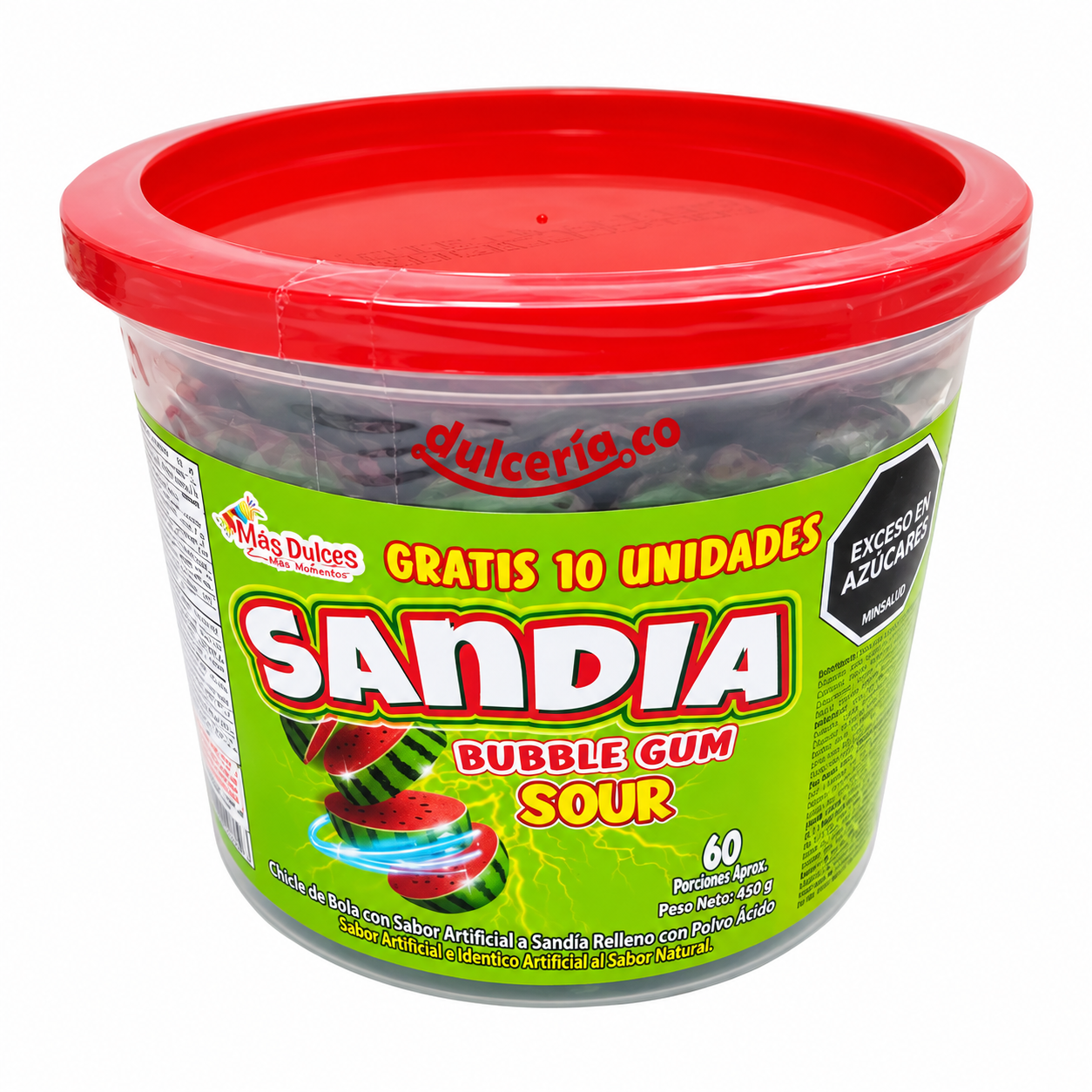 BOLA CHICLE SANDIA X 300 GR