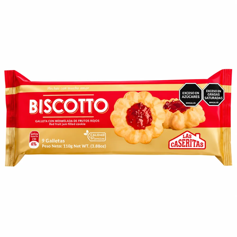 BISCOTTO FRUTOS ROJOS ESTUCHE X 110G