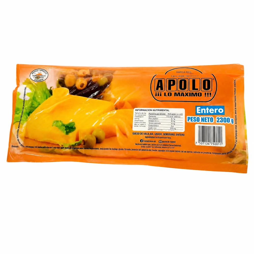 BLOQUE ENTERO APOLO X 2300 G