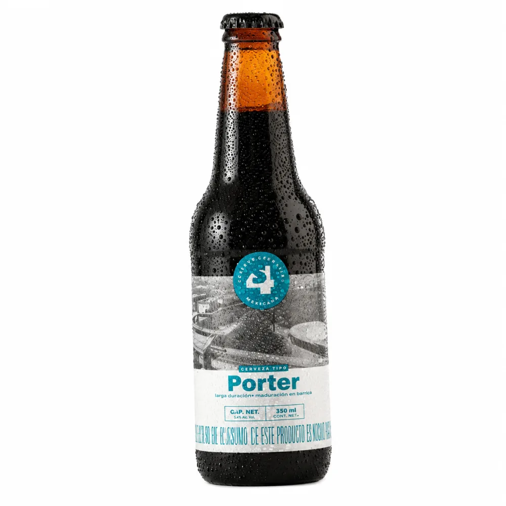 CERVEZA PORTER 4S 330 VIDRIO