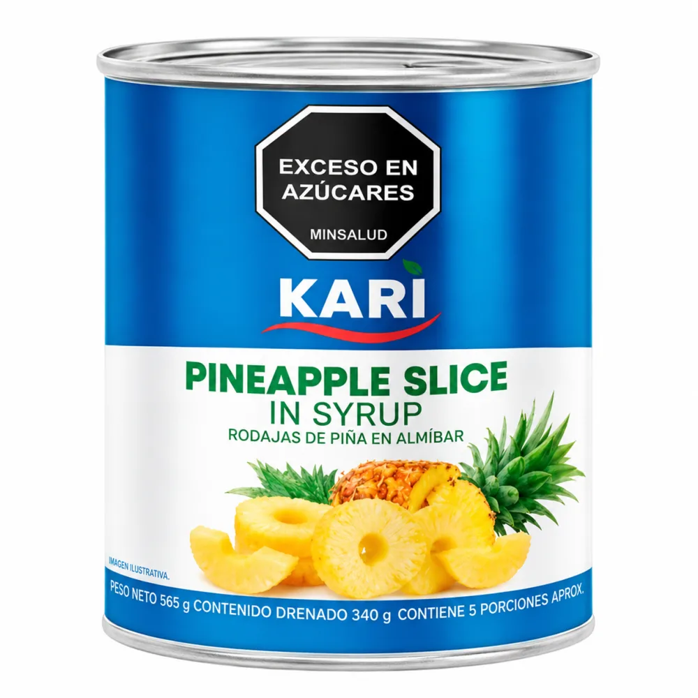 PIÑA EN RODAJAS X 565 GR KARI
