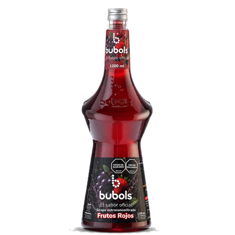 SIROPE BUBOLS FRUTOS ROJOS X 1200 ML