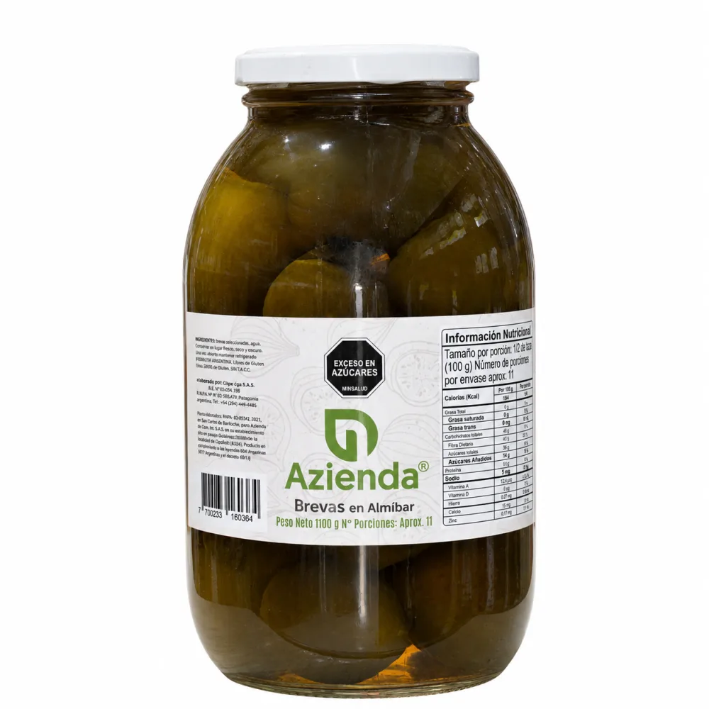 BREVAS EN ALMIBAR AZIENDA FRASCO X 1000 G