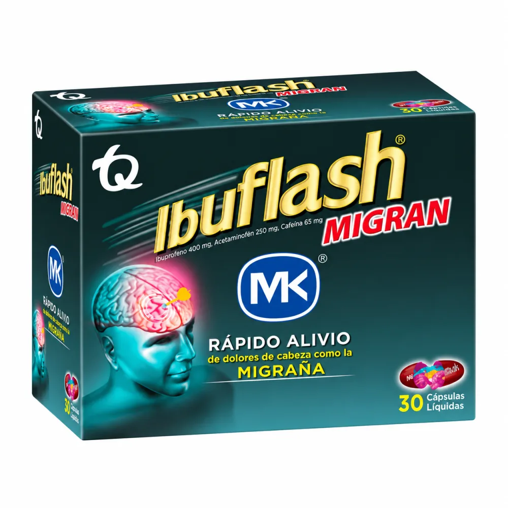 IBUFLASH MIGRAÑA X 2 UND