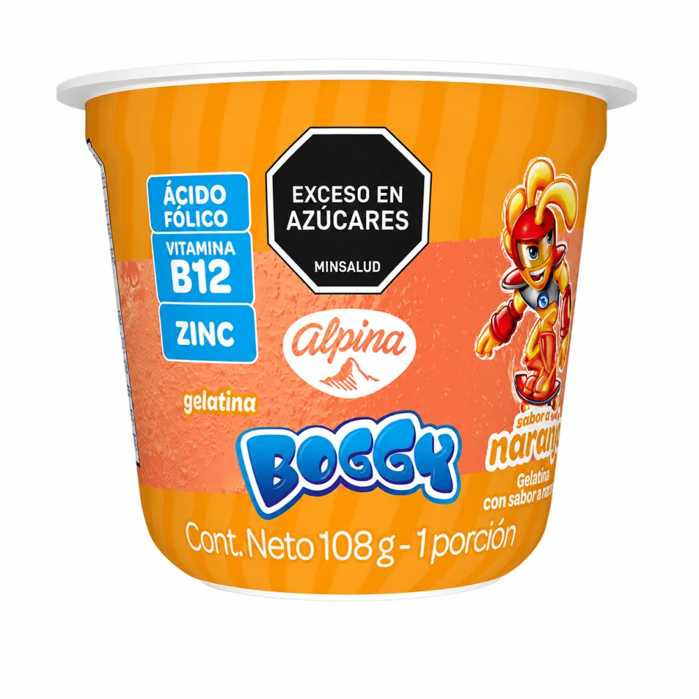 BOGGY NARANJA VASO X108G ALPINA