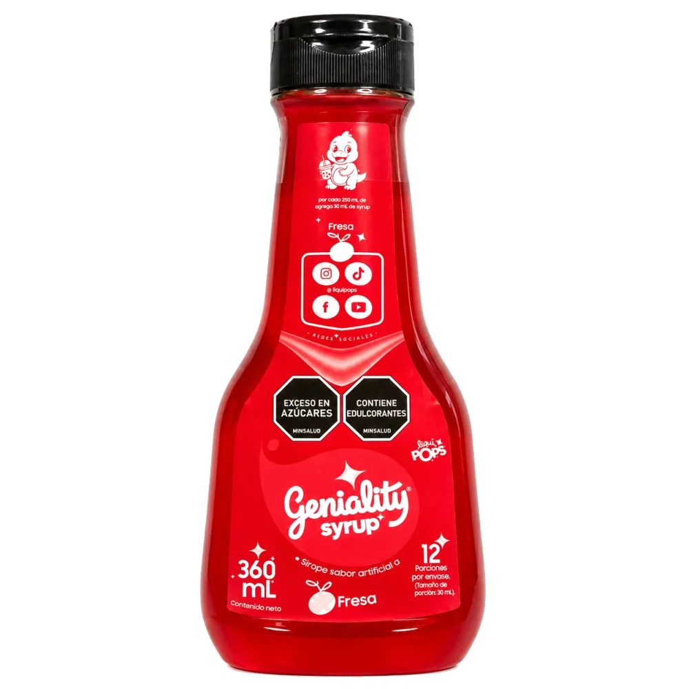 SIROPE GENIALITY FRESA X 360 ML