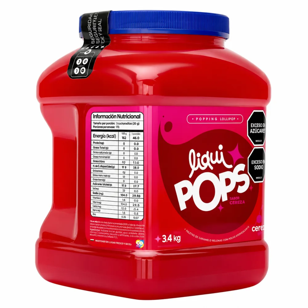 LIQUIPOPS CEREZA X 3400 KG
