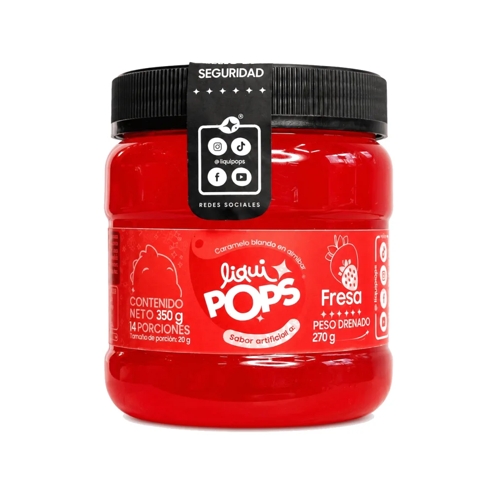 LIQUIPOPS FRESA X 350 G