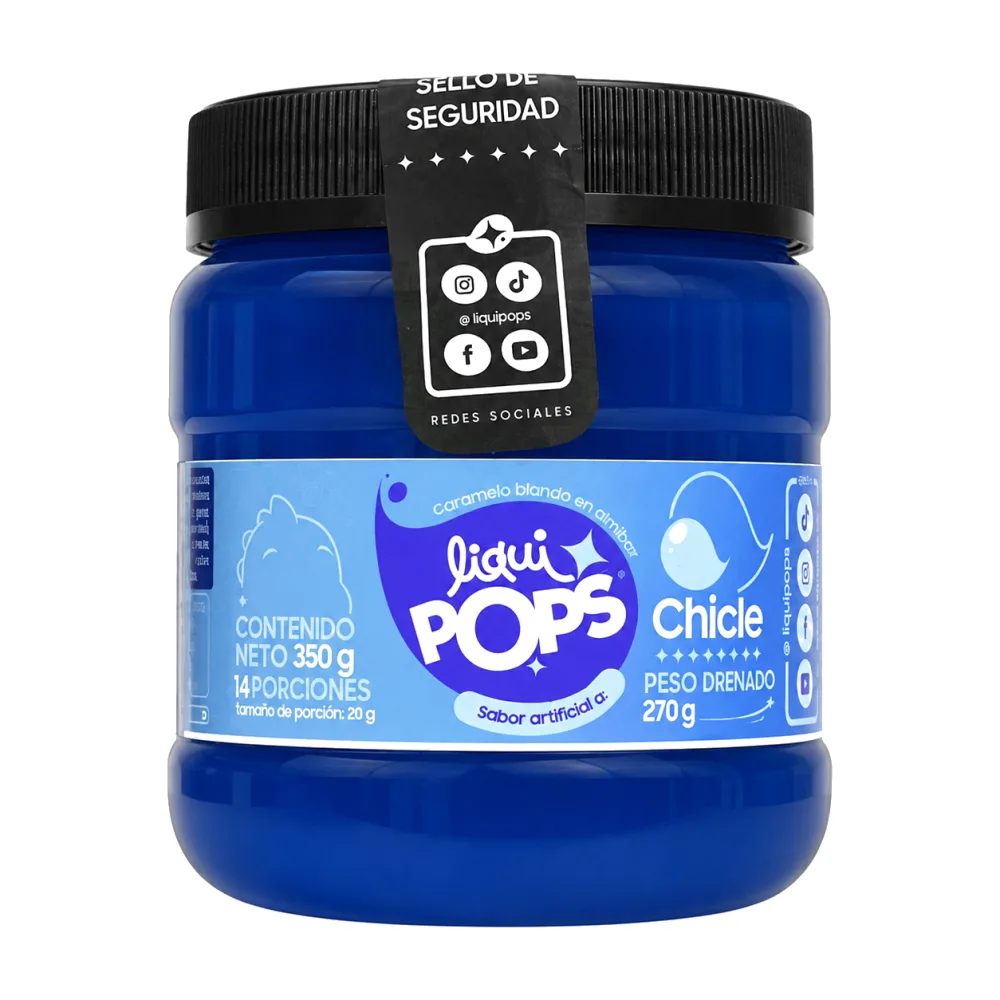 LIQUIPOPS CHICLE X 350 G