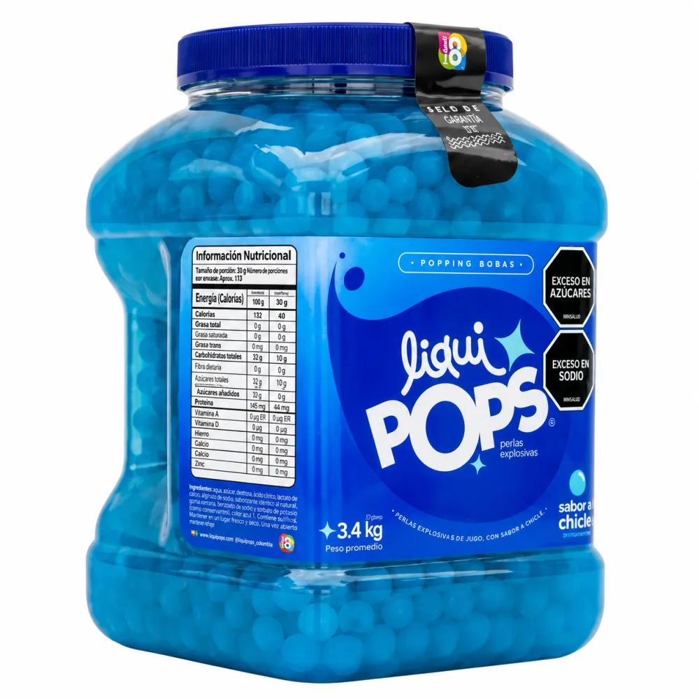 LIQUIPOPS CHICLE X 3400 KG