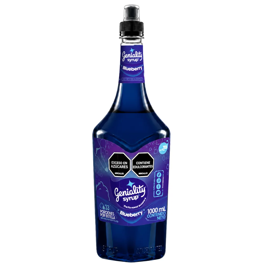 SIROPE GENIALITY BLUEBERRY X 1000 ML