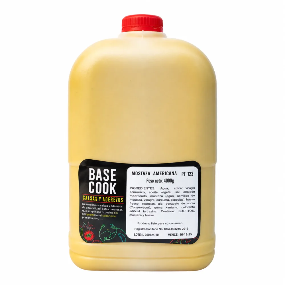 MOSTAZA AMERICANA BASE COOK X 4000 G