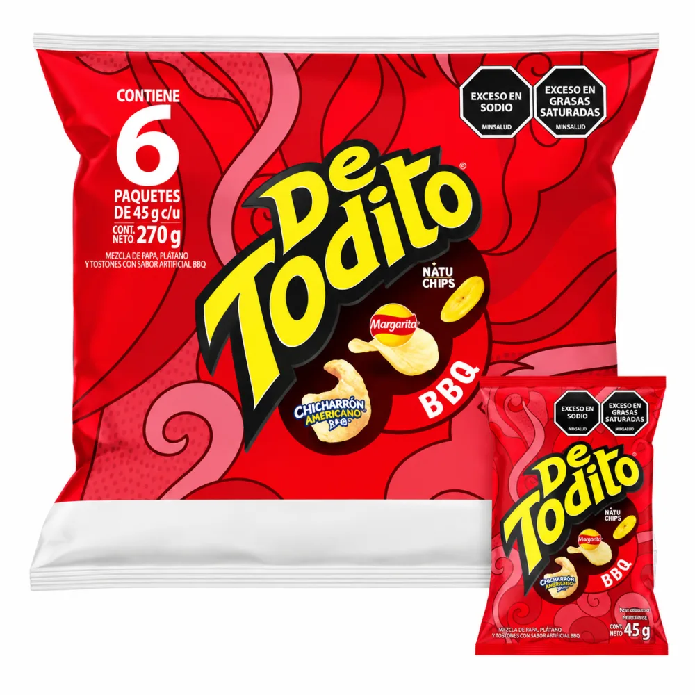 DETODITO BBQ 360 G X 8