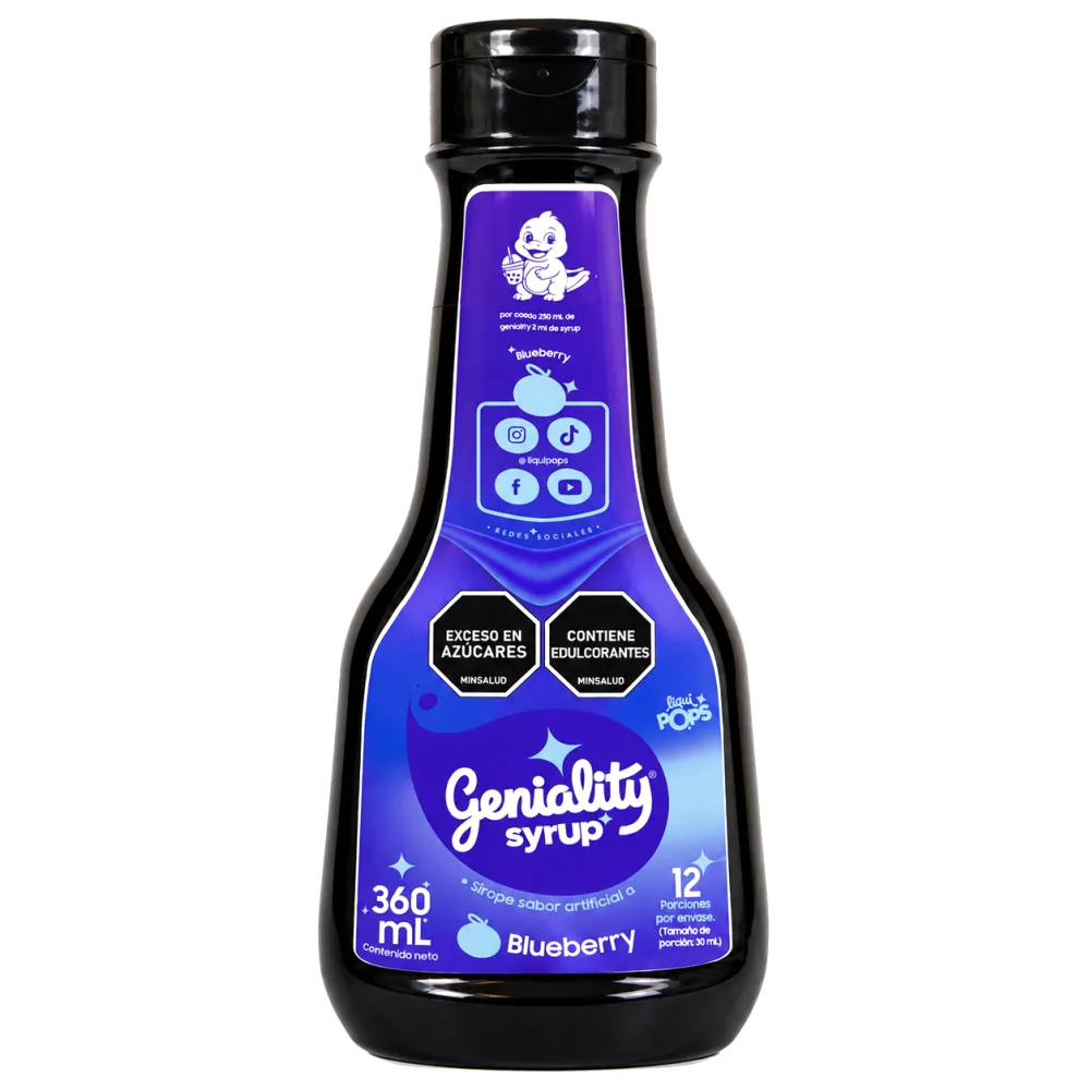 SIROPE GENIALITY BLUEBERRY X 360 ML