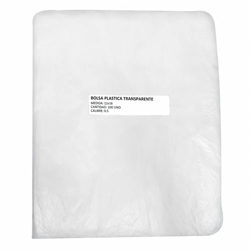 BOLSA 12-16 TRANSPARENTE