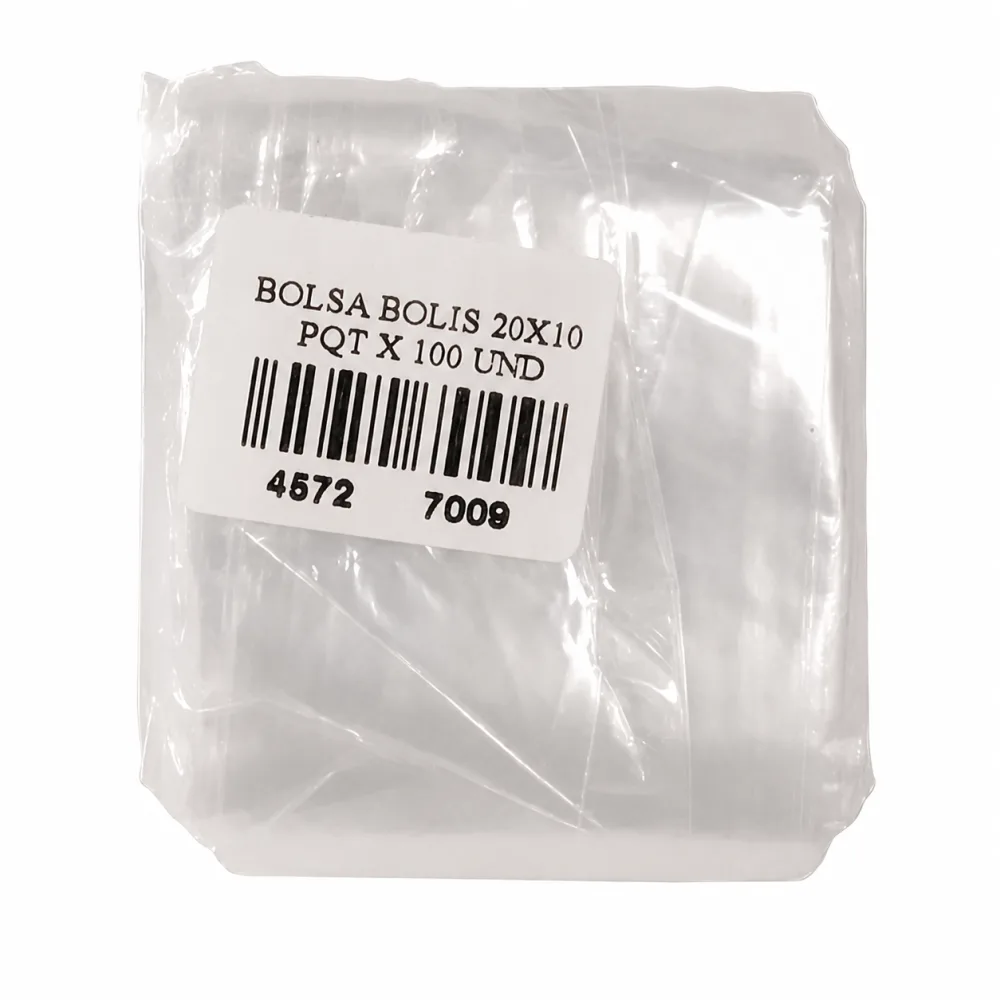 BOLSA 2-10 TRANSPARENTE
