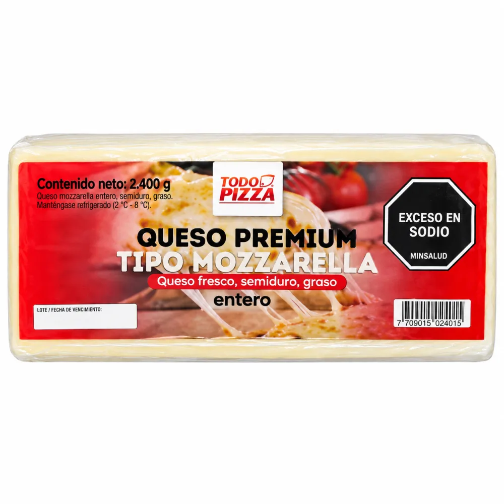 QUESO MOZZ TODOPIZZA ESPECIAL 2400