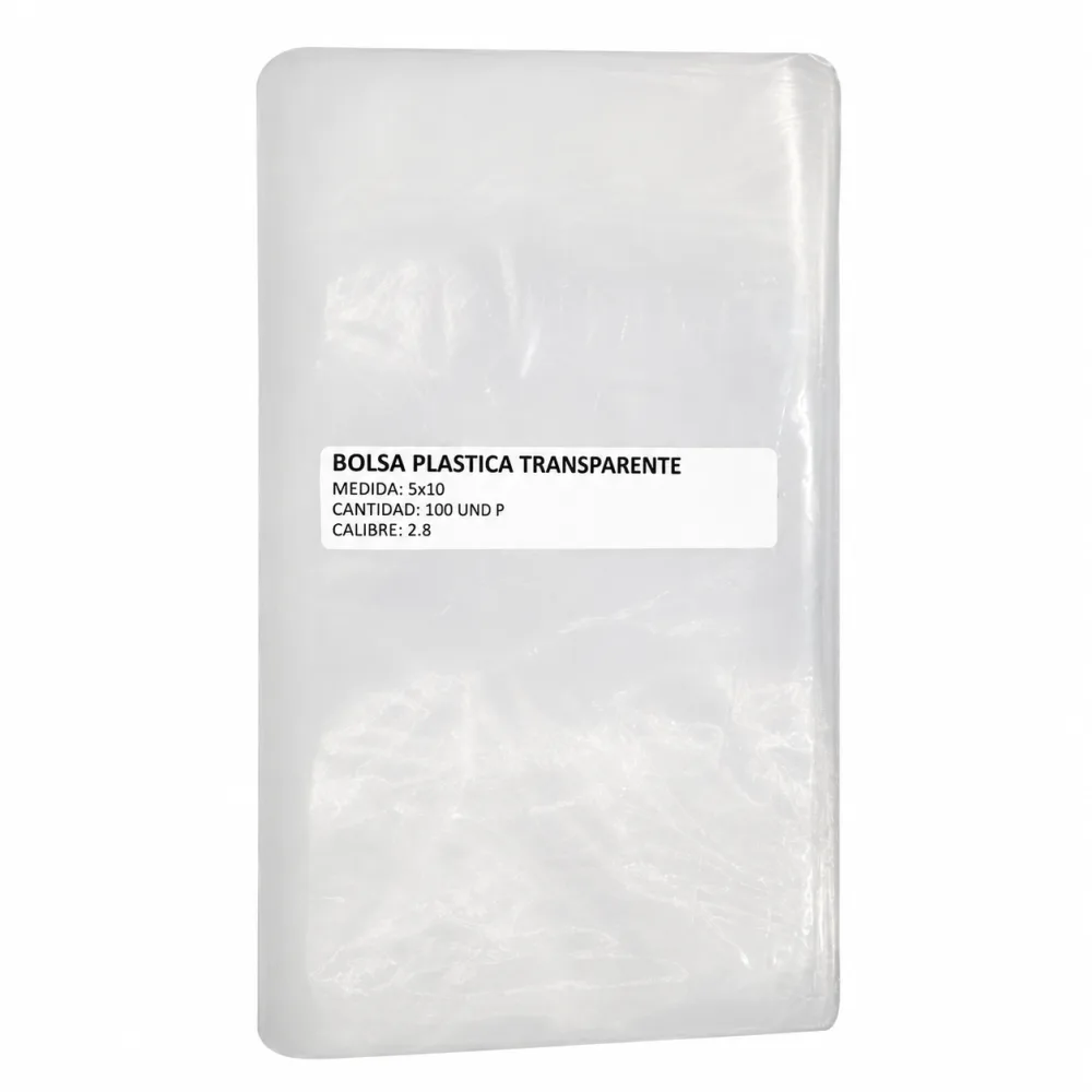 BOLSA 5-10 TRANSPARENTE