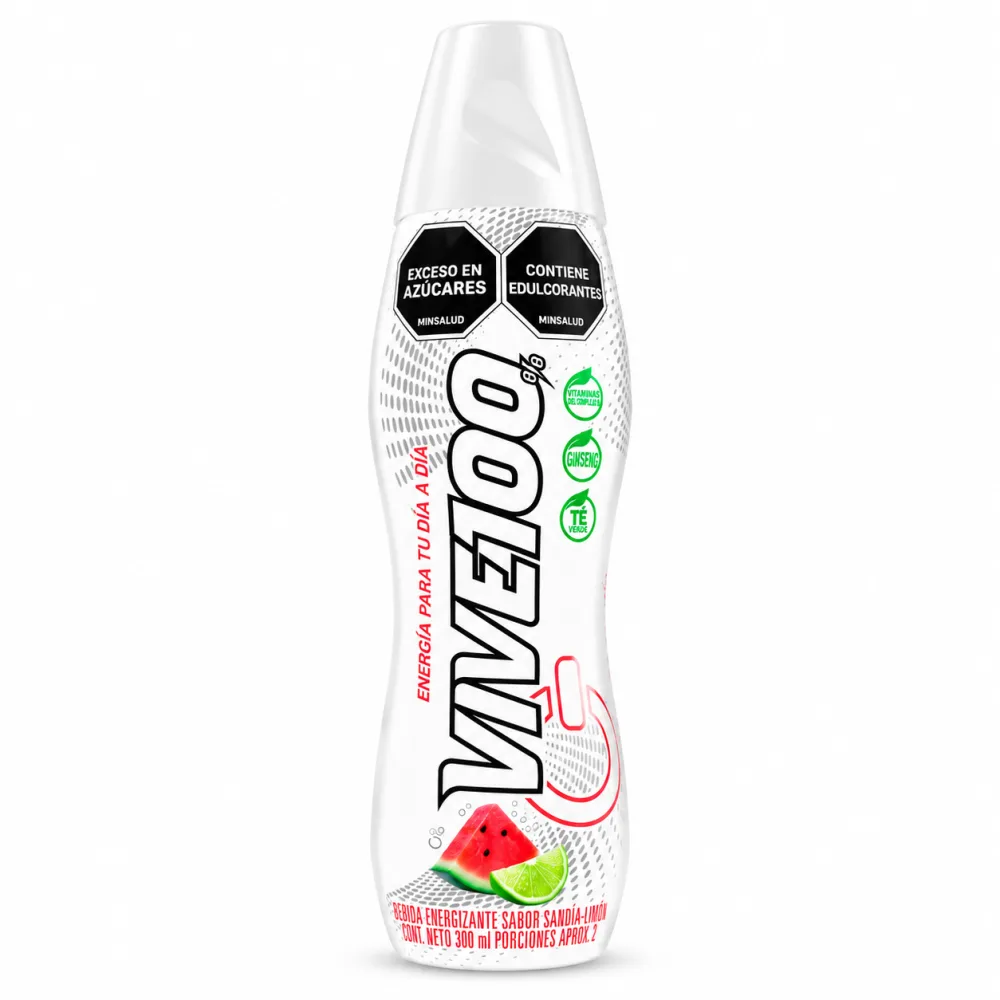 VIVE 100 SANDIA LIM X 380 ML