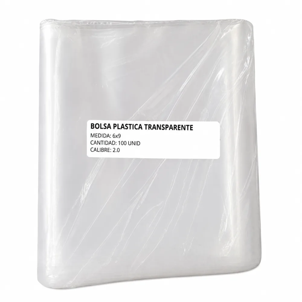 BOLSA 6-8 TRANSPARENTE