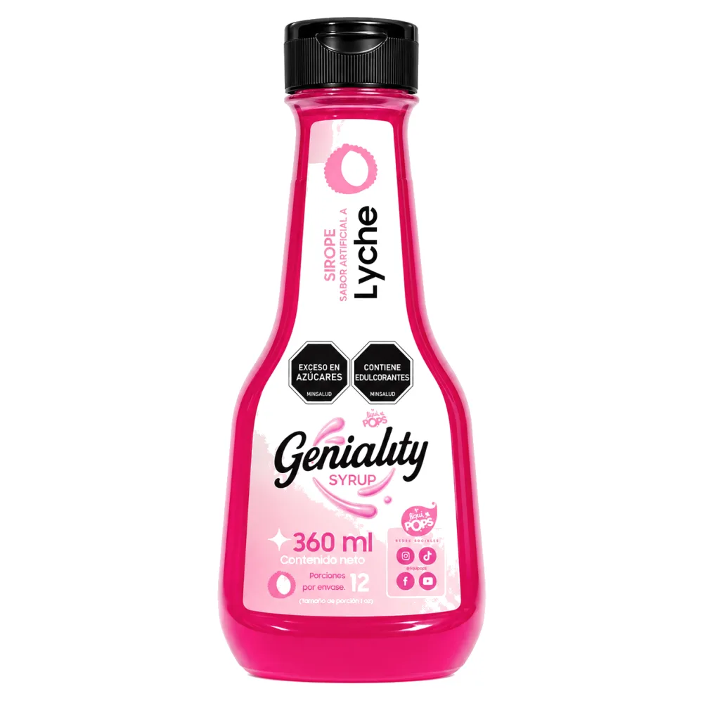 SIROPE GENIALITY LYCHE X 360 ML