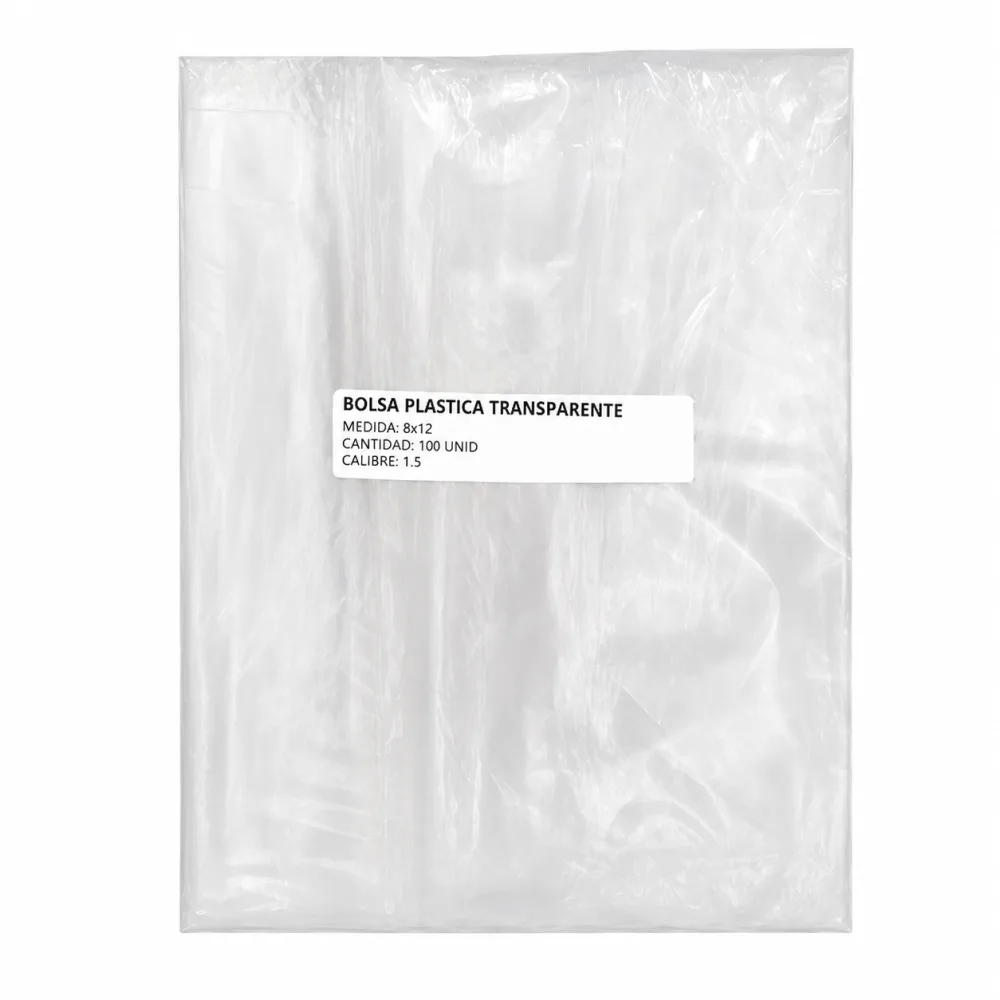 BOLSA 8-12 TRANSPARENTE