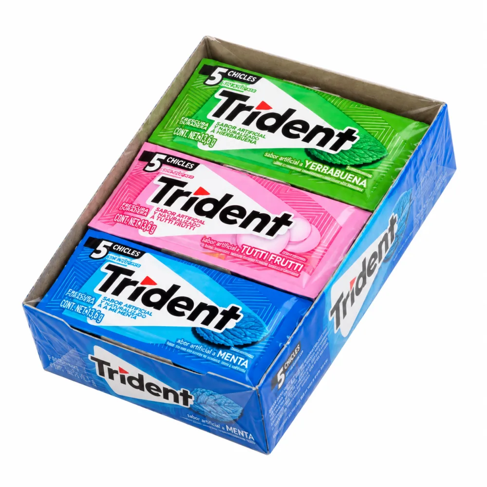TRIDENT X 5 SURTIDO