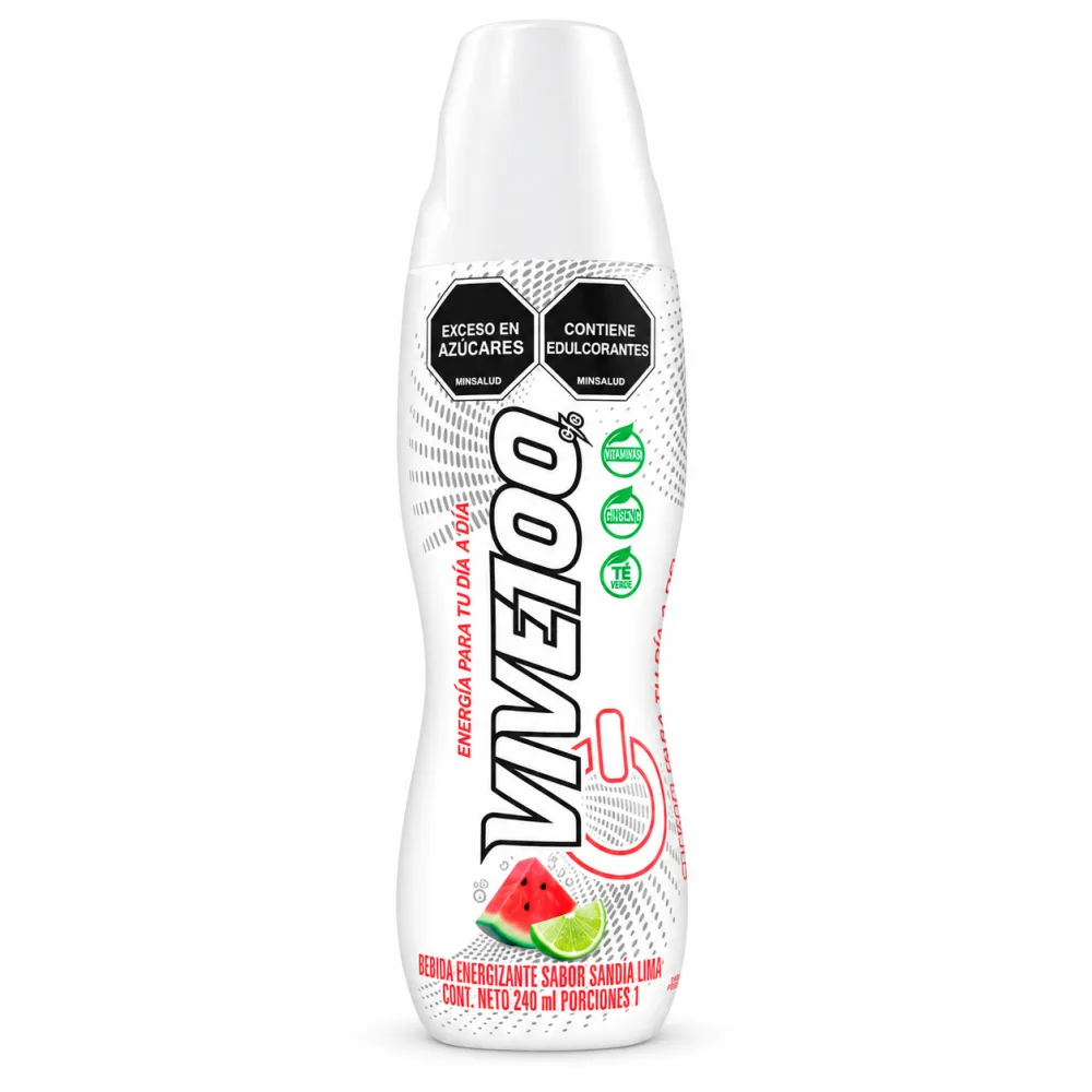 VIVE 100 SANDIA LIM 240 ML